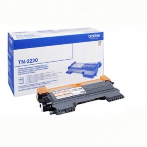 Brother toner TN 2220 svart 2600 sider, original