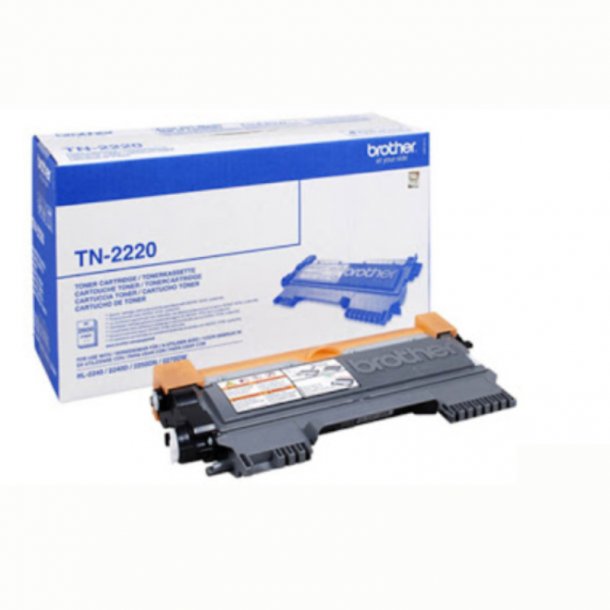 Brother TN2220 BK svart Lasertoner, Original