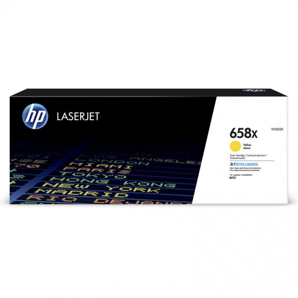 HP 658X Y Toner - W2002X Original - Gul 28000 sider