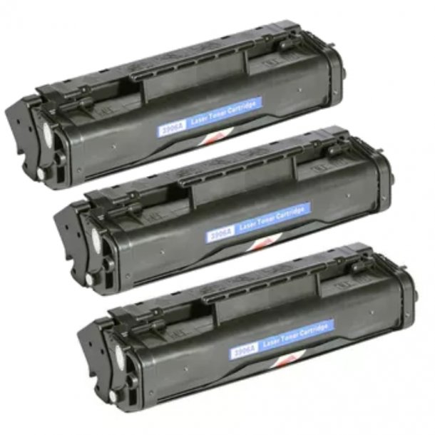 Kompatibel HP 06A - C3906 (06A) BK combo pack 3 stk Toner (7500 sidor)