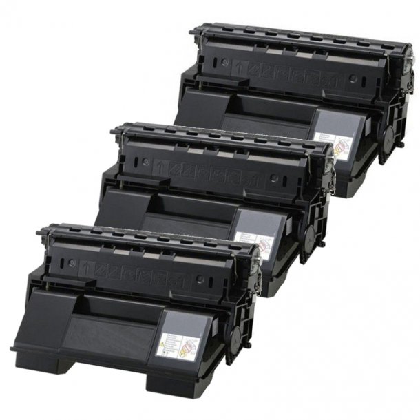 OKI B720 BK combo pack 3 stk Toner - Kompatibel - Sort 60000 sider