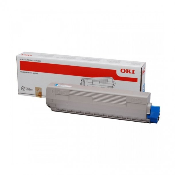 OKI C9655 C Toner - 43837131 Original - Cyan 22000 sider