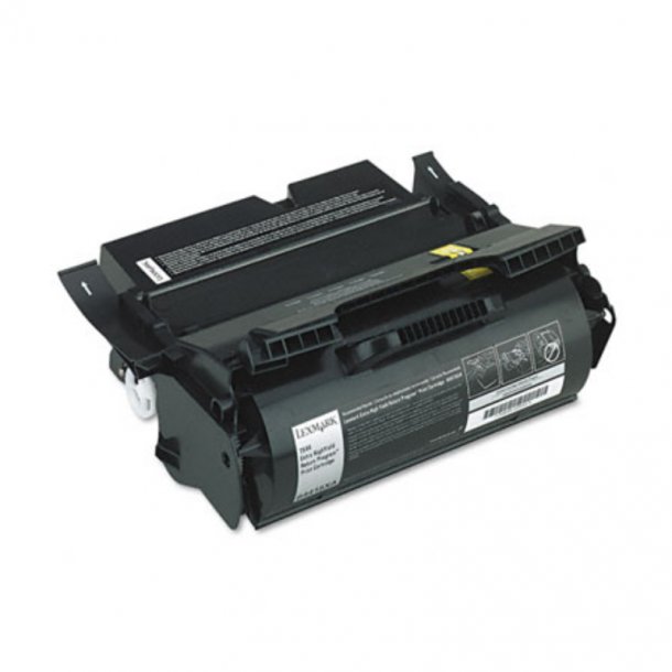 Lexmark T640 (64016HE)  Lasertoner, 21000 sider Sort, kompatibel