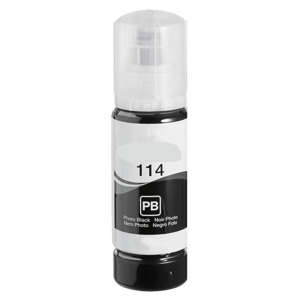 Epson 114 - C13T07B140 Foto Sort 70 ml Kompatibel Blkrefill