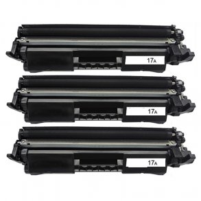 Pixojet toner HP 17A - CF217A, 3 stk. rabatpakke 4800 sider