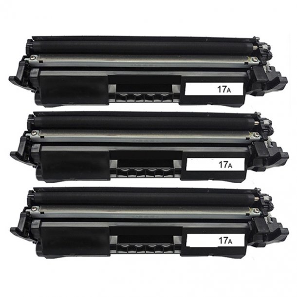 Kompatibel HP 17A BK combo pack 3 stk Toner (4800 sidor)