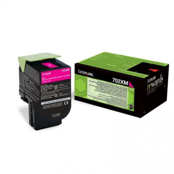 Lexmark 702XM M Toner - 70C2XM0 Original - Magenta 4000 pages