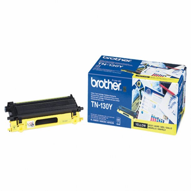 Brother TN130 Y gul Lasertoner, Original