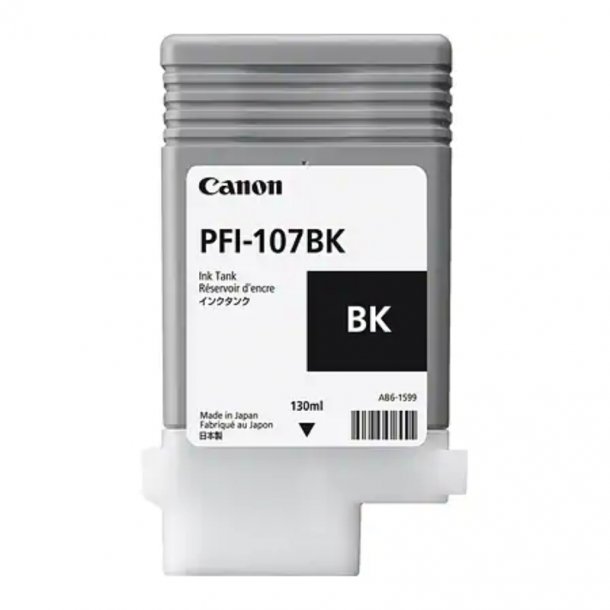 Canon PFI-107 - 6705B001 BK Original bl&auml;ckpatron 130 ml