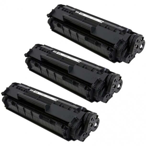 Kompatibel HP 12A BK combo pack 3 stk Toner (6000 sidor)