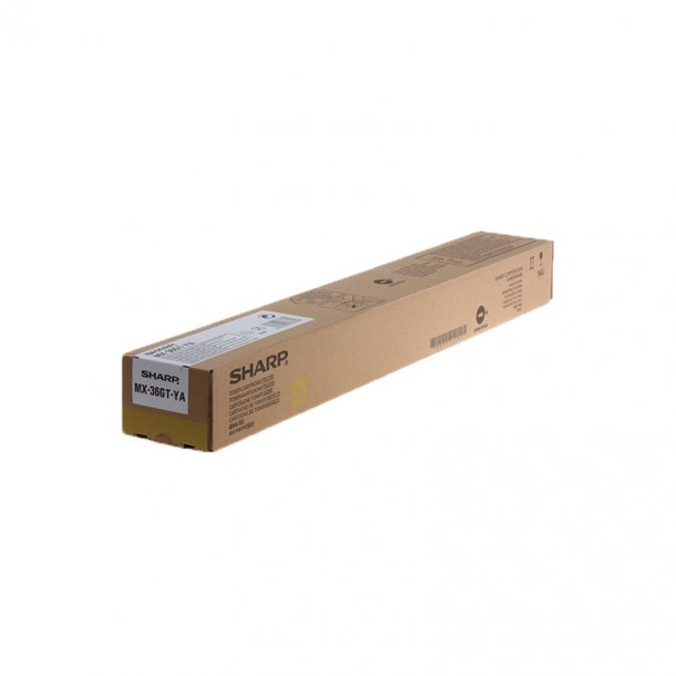 Sharp MX36GTYA Y Toner - Original - Gul 15000 sider