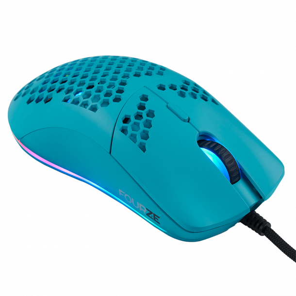 Fourze GM800 Gamingmus, cyan