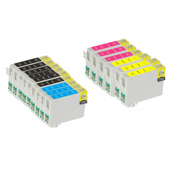 Epson T0801/T0802/T0803/T0804 Ink Cartridge Combo Pack 15 pcs - Compatible - BK/C/M/Y 211,5 ml