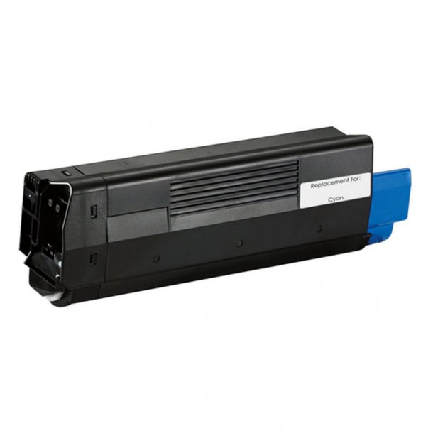 OKI C5100 - 42127407 Toner Kompatibel Cyan 5000 sider