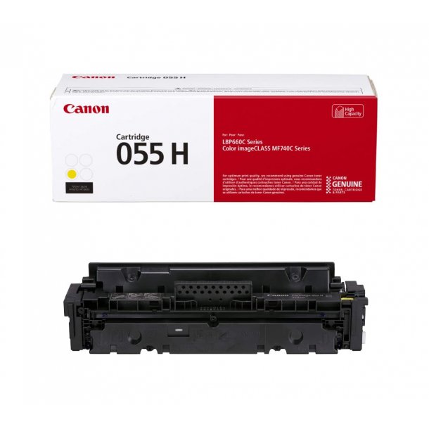 Canon CLBP 055 Hi cap Y Toner - 3017C002 Original - Gul 5900 sider