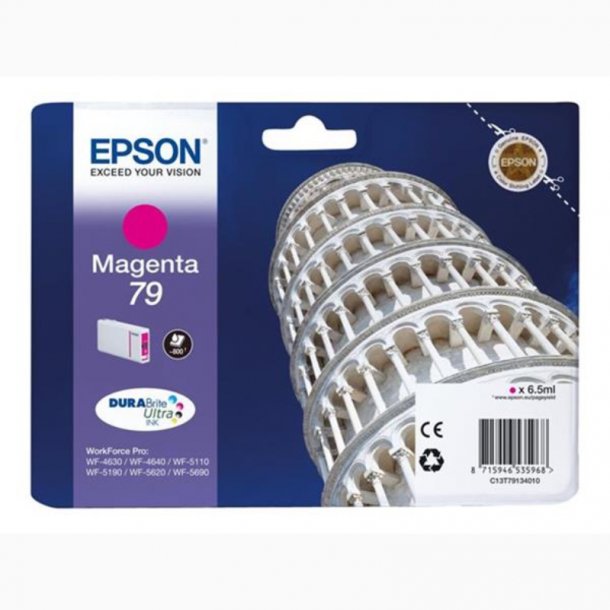 Epson T7913 M blkpatron - C13T79134010 Original - Magenta 6,5 ml