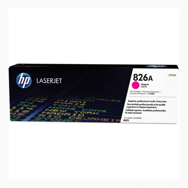 HP 826A M Toner - CF313A Original - Magenta 31500 sider