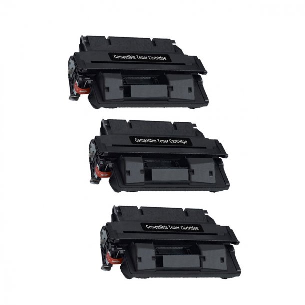 Kompatibel HP 27A XL - C4127X BK combo pack 3 stk Toner 30000 sidor