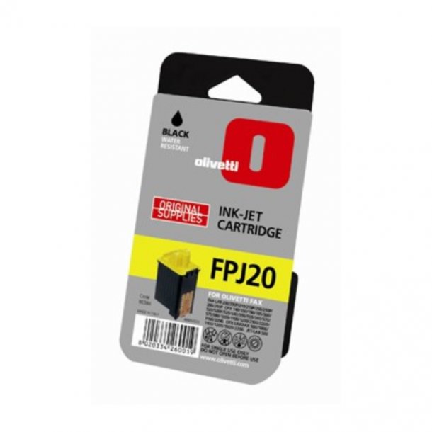 Olivetti FPJ 20 BK Ink cartridge  - B0384 Original - Black 24 ml