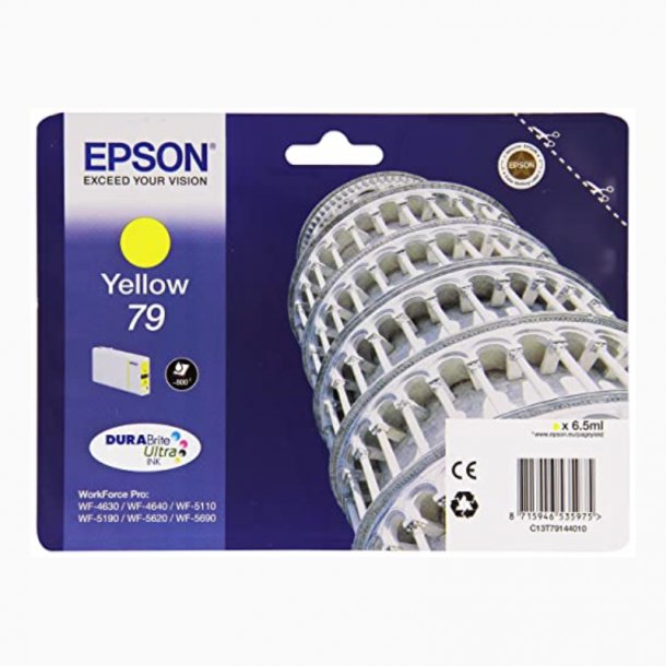 Epson T7914 Y blkpatron - C13T79144010 Original - Gul 6,5 ml