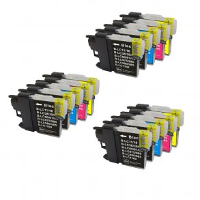 Pixojet ink cartridges Brother LC 985, 15 pcs. discount pack 258 ml