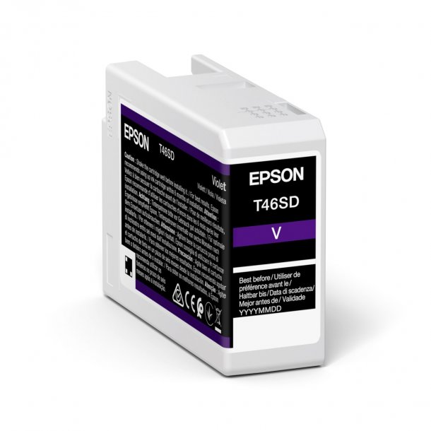 Epson T46SD V Original bl&auml;ckpatron (25 ml)