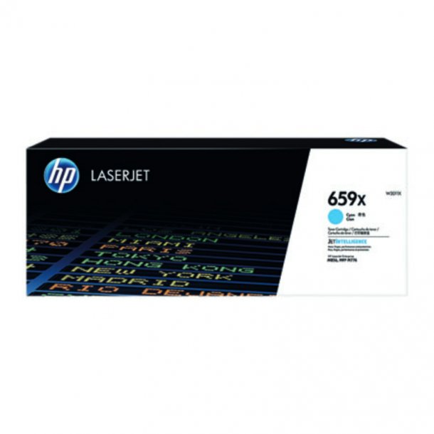 HP 659X C Toner - W2011X Original - Cyan 29000 sider