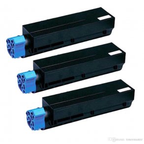 Pixojet toner OKI B432 - 45807106 svart, 3 stk.. rabattpakke 21000 sider