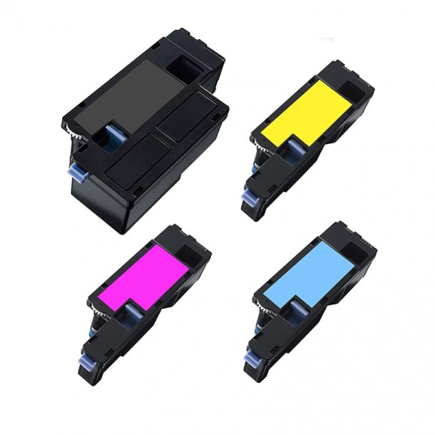 Kompatibel Dell C1660 combo pack 4 stk lasertoner (4250 sidor)