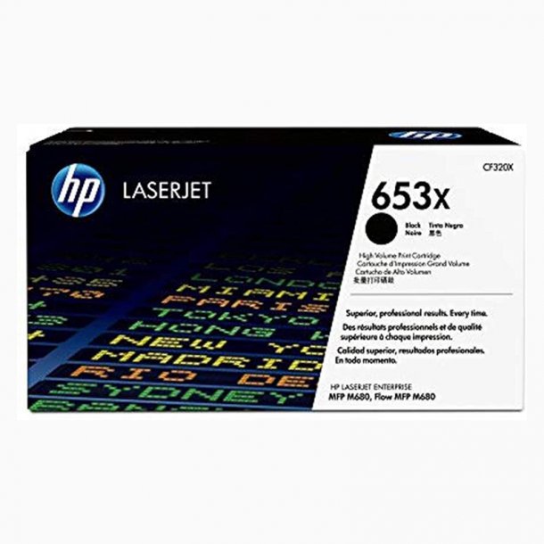 HP 653X BK Original Toner (21000 sidor)