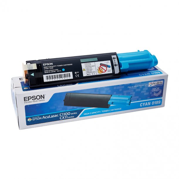 Epson Aculaser C1100 C - Cyan 4000 sider - Original Toner C13S050189
