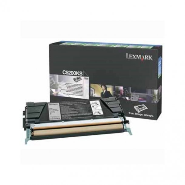 Lexmark C 530dn BK prebate Toner - C5200KS Original - Black 1500 pages