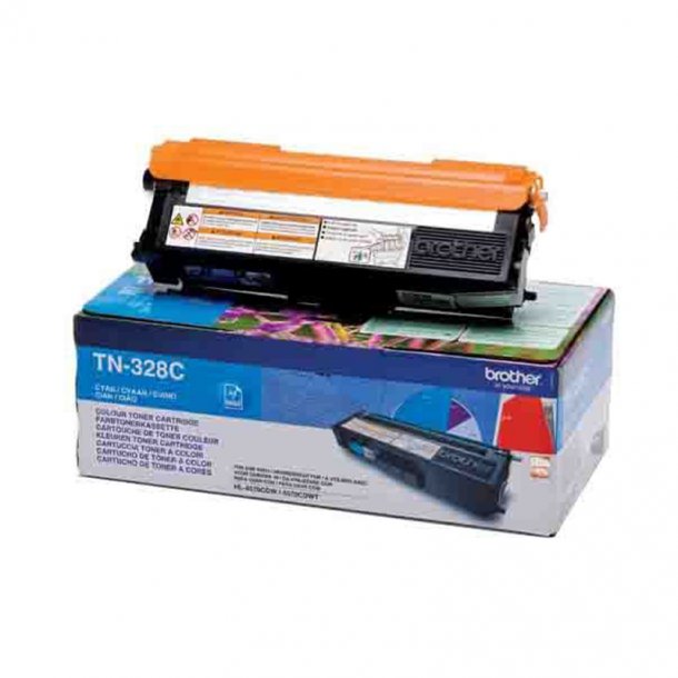 Brother TN328 C Cyan lasertoner, Original