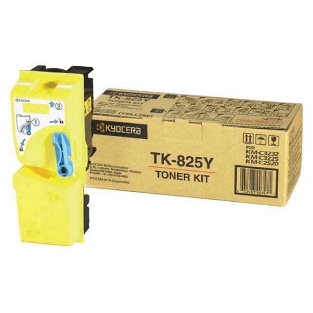 Kyocera TK-825 Y lasertoner - 1T02FZAEU0 Original - Gul 7000 sider