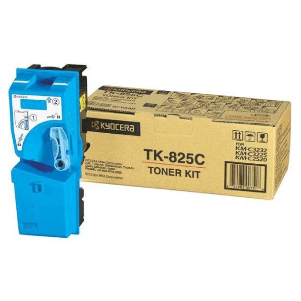 Kyocera TK-825 C lasertoner - 1T02FZCEU0 Original - Cyan 7000 sider