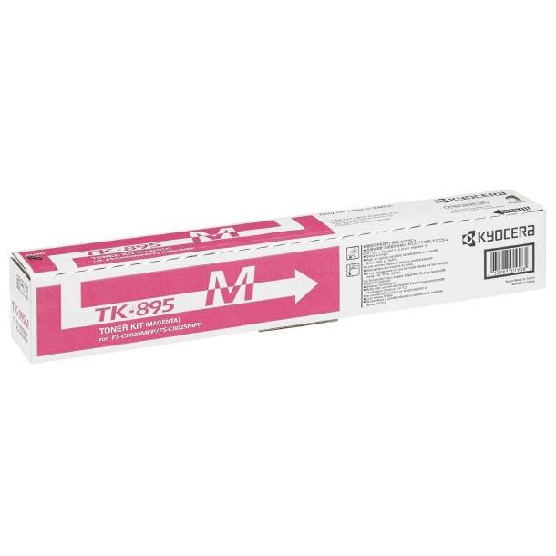 Kyocera TK-895 M lasertoner - 1T02K0BNL0 Original - Magenta 6000 sider