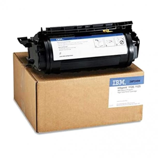 IBM InfoPrint 1120 BK Toner - 28P2494 Original - Svart 30000 sider