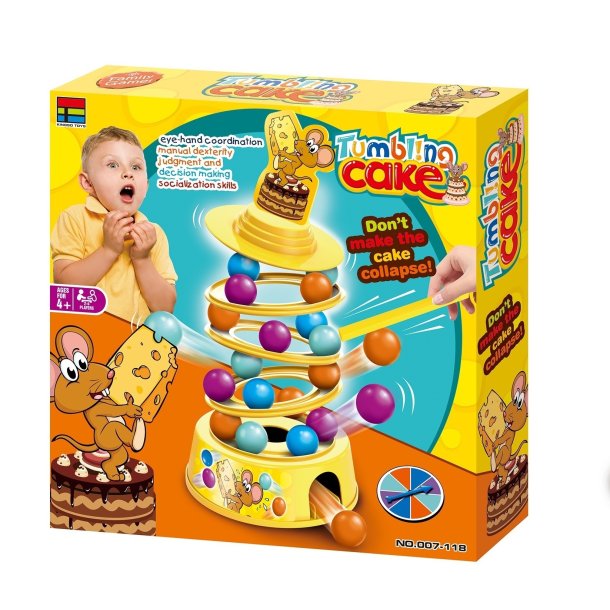 Tumbling cake - balance game for the whole family