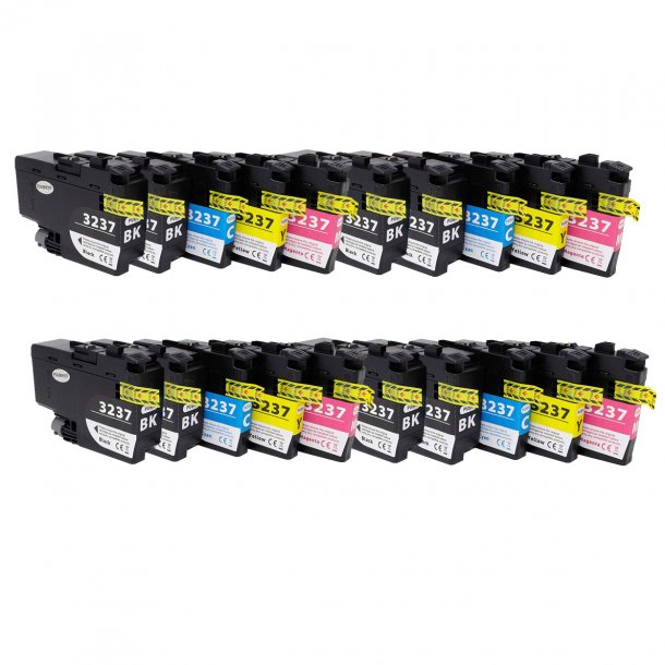 Brother LC3237 Combo Pack 20 pcs Ink Cartridge - Compatible - BK/C/M/Y 712 ml
