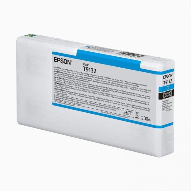 Epson T9132 C blkpatron - C13T913200 Original - Cyan 200 ml