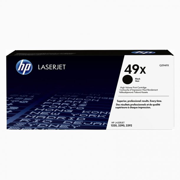 HP 49X BK Original Toner (6000 sidor)