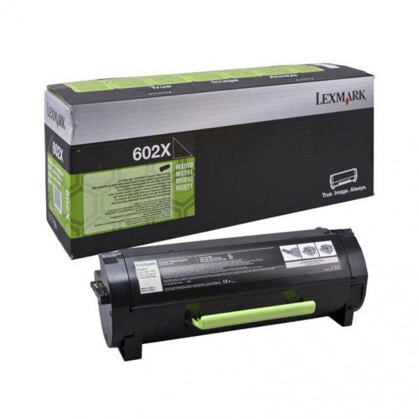 Lexmark 602X HC BK Original Toner (20000 sidor)