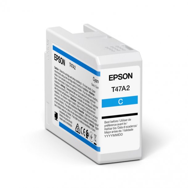 Epson T47A2 C Original bl&auml;ckpatron (50 ml)