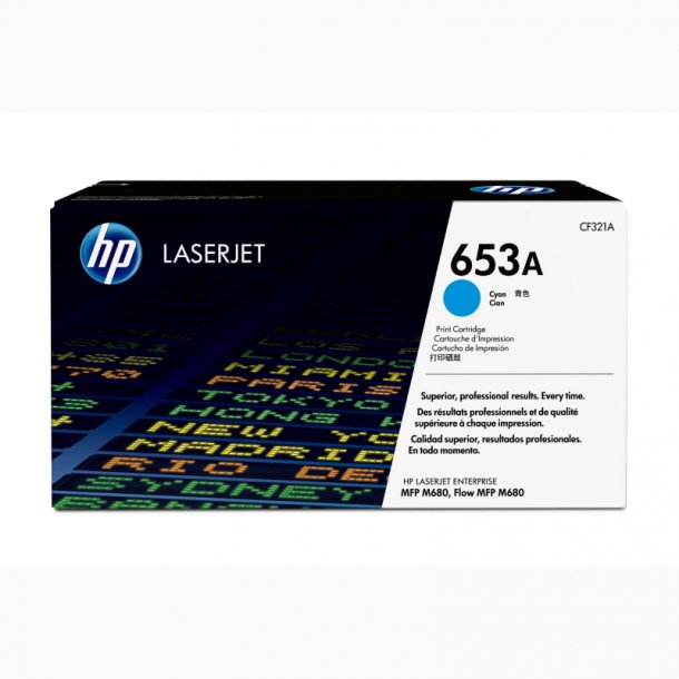 HP 653A C Toner - CF321A Original - Cyan 16500 sider