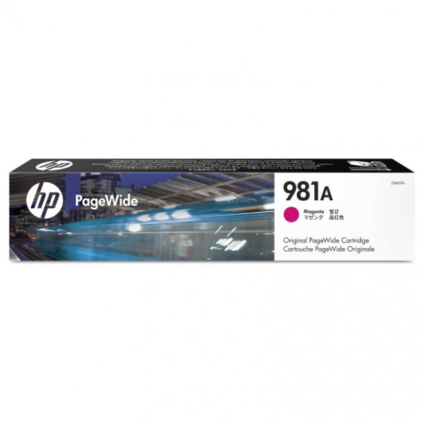 HP 981A M blkpatron - J3M69A Original - Magenta 120 ml