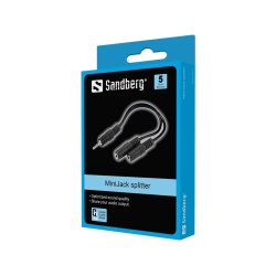 Sandberg MiniJack Splitter 1 till 2
