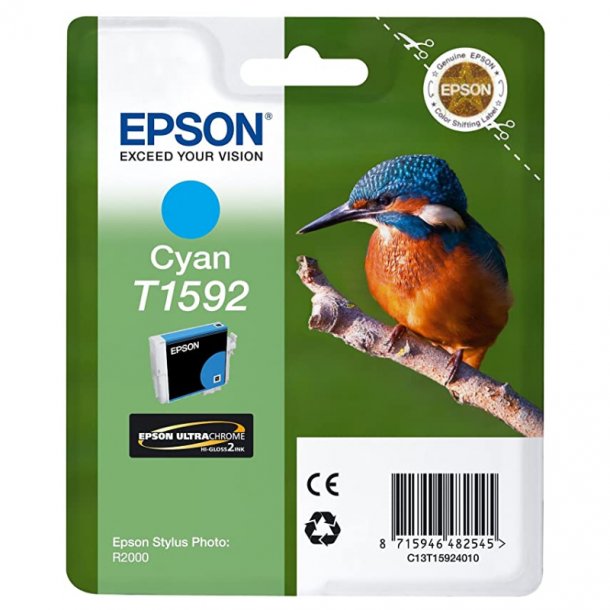 Epson T1592 C Original blckpatron (17 ml)