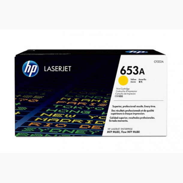 HP 653A Y Toner - CF322A Original - Gul 16500 sider