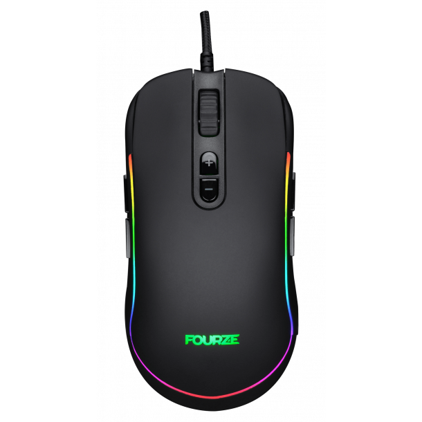 Fourze GM700 Gamingmus, svart