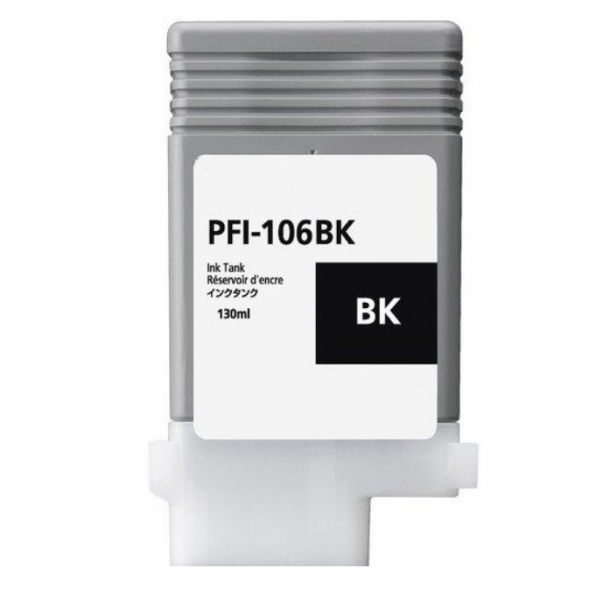 Pixojet blkpatron Canon PFI-106 - 6621B001 sort 130 ml